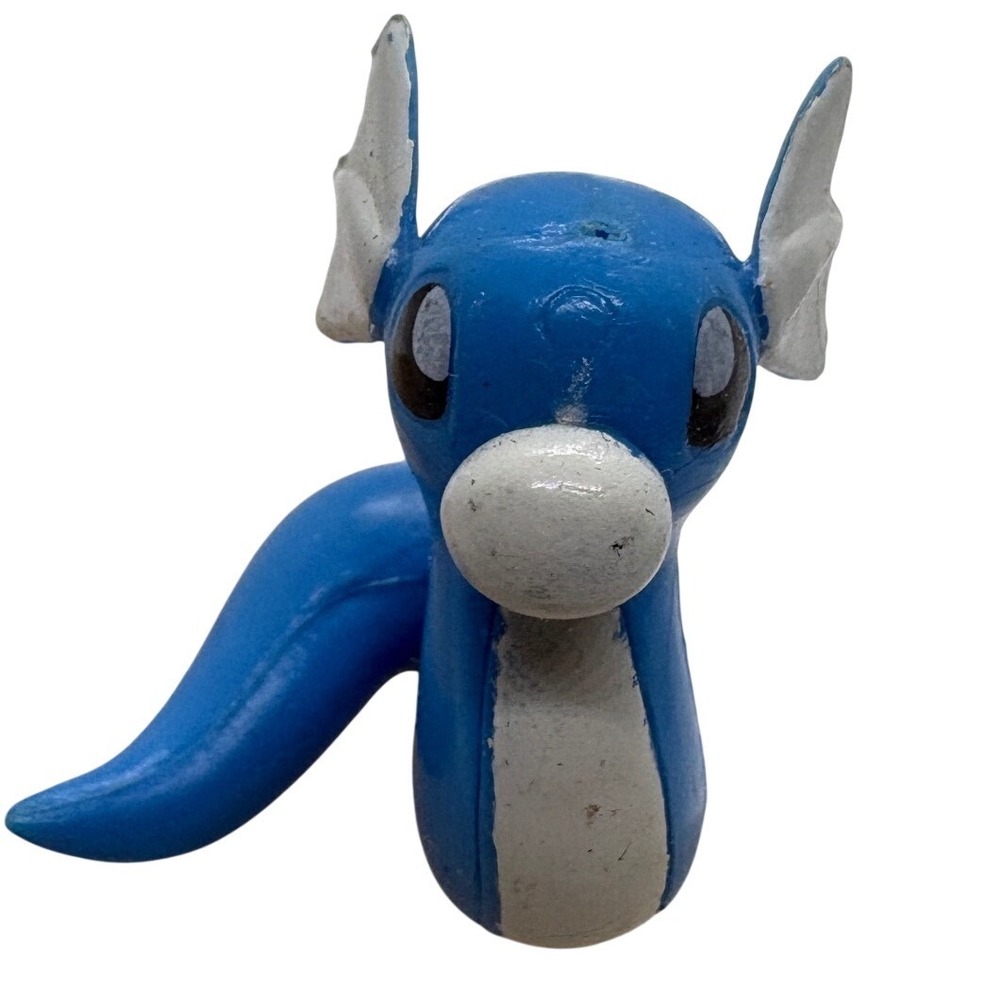 Vintage Tomy Pokemon Dratini Mini Figure Blue Nintendo CGTSJ PVC Toy